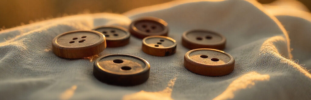 Real Wood Buttons