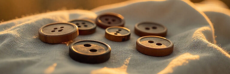 Real Wood Buttons